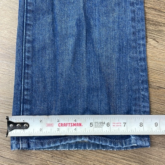 7 for All Mankind Women’s Bootcut Jeans, embellished back pockets, size 28 - Picture 9 of 15